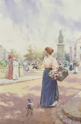 Eine Pariser Blumenverkäuferin, 1898
